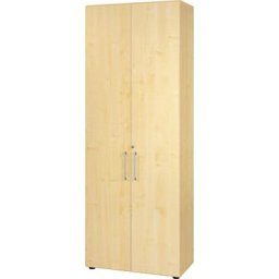eurokraft pro RENATUS - Armoire pour bureau, 5 tablettes, 6 hauteurs de classeurs, façon érable