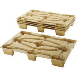 Palette en aggloméré, L x l 1200 x 800 mm, avec 9 pieds, charge max. 900 kg, lot de 10