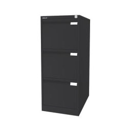 BISLEY Classeur pour dossiers suspendus à 1 rangée, 3 tiroirs, format A4, anthracite
