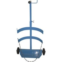 Chariot porte-bouteilles, pour bouteille de gaz propane de max. 11 kg, bleu
