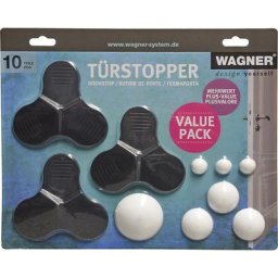 Wagner Kit cale-porte de sol / mural, 3 cale-portes, 7 butoirs muraux, 10 éléments