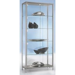 Vitrine sur pieds LINK, vitrage sur 4 côtés, h x l x p 1860 x 800 x 400 mm