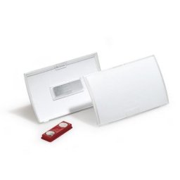 DURABLE Badge à support magnétique CLICK FOLD, lot de 20, h x l 40 x 75 mm