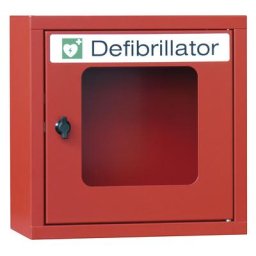 Pavoy Armoire pour défibrillateur, sans alarme, rouge feu