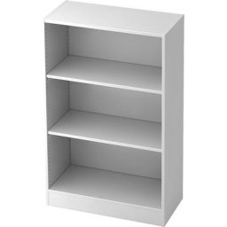 FINO - Rayonnage de bureau, 2 tablettes, largeur 800 mm, blanc