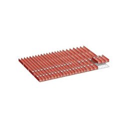 LISTA Kit de compartimentation pour tiroirs, compartiments, 64 éléments, pour hauteur façade 50 mm