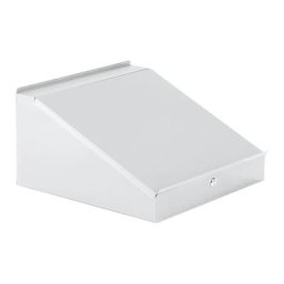 eurokraft basic Pupitre pour largeur armoire 500 mm, h x l x p 95 / 275 x 495 x 495 mm, gris clair RAL 7035