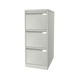 BISLEY Classeur pour dossiers suspendus à 1 rangée, 3 tiroirs, format A4, blanc pur
