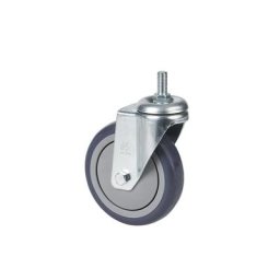 Roulette pivotante, pour mini-gerbeur, gris