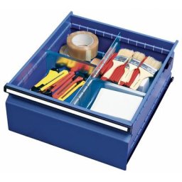 Kit de compartimentation pour tiroirs, pour tiroirs l x h 500 x 200 mm, 6 éléments