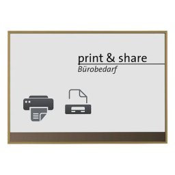 Plaque de porte MADRID Bronze Line™, format A5 horizontal, h x l 150,5 x 212,5 mm, bronze clair