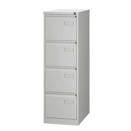 BISLEY Classeur pour dossiers suspendus LIGHT, à 1 rangée, 4 tiroirs format A4 transversal, gris clair