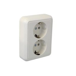 Prise de sécurité, double, pour bureau d'atelier