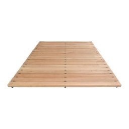 Caillebotis en bois, au mètre, sans chanfrein, largeur 1200 mm