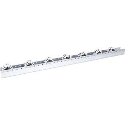 Rail de roulement multi-directionnel, pour charges lourdes, force 40 kg, à intervalles de 166 mm, longueur 1,2 m