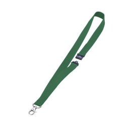 DURABLE Bandes textiles avec mousqueton, fermeture de sécurité, lot de 50, vert