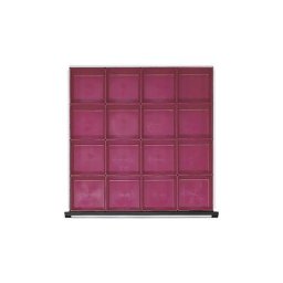 ANKE Godets pour petites pièces: 20 godets en plastique, pour largeur armoire 760 mm, pour hauteur tiroirs 90 - 150 mm