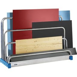 eurokraft pro Rack à tôles, 5 emplacements, L x l x h 1600 x 480 x 1000 mm, charge max. par tablette 300 kg