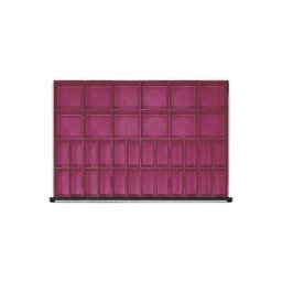 ANKE Godet en plastique pour petites pièces, 36 pièces, pour largeur armoire 1060 mm, pour hauteur tiroirs 90 - 150 mm
