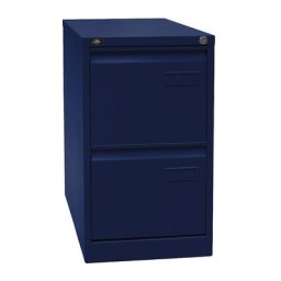 BISLEY Classeur pour dossiers suspendus LIGHT, à 1 rangée, 2 tiroirs, format A4, bleu oxford