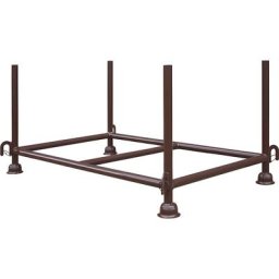 Eichinger Cadre gerbable, L x l x h 1200 x 1030 x 750 mm, avec 1 tube transversal, brun chocolat