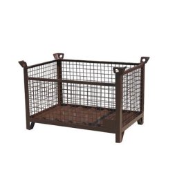 Eichinger Caisse-palette grillagée, L x l x h 1500 x 1000 x 750 mm, brun chocolat