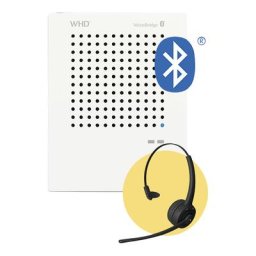 Interphone VoiceBridge Bluetooth, 1 unité de communication, 1 casque, sans contact, alimentation secteur