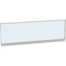 Séparateur de bureau, en verre acrylique 5 mm, h x l x p 540 x 1600 x 100 mm