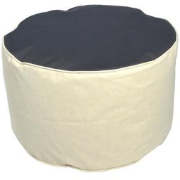 Pouf, h x Ø 320 x 530 mm, beige / anthracite