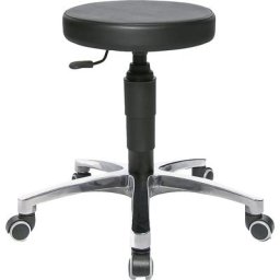 Topstar Tabouret pivotant TEC 70, habillage similicuir, noir