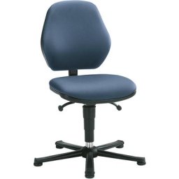 bimos Chaise d'atelier, contact permanent, avec patins, habillage vinyle