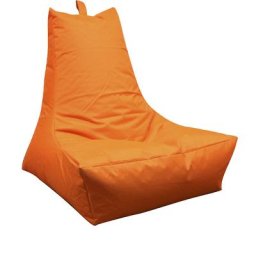 Pouf à dossier LOUNGE, h x l x p 900 x 1000 x 800 mm, orange
