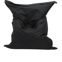Fauteuil poire XXL, l x p 1800 x 1400 mm, noir