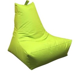 Pouf à dossier LOUNGE, h x l x p 900 x 1000 x 800 mm, vert pomme
