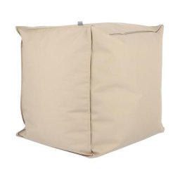 Pouf carré GWEN, h x l x p 450 x 550 x 550 mm, taupe
