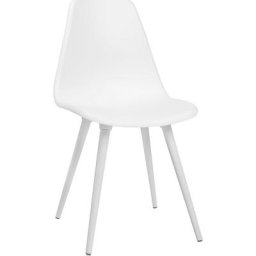 Topstar Chaises polyvalentes T2020, lot de 2, avec quatre pieds en plastique, blanc