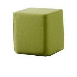 Pouf carré SITTING, h x l x p 420 x 400 x 400 mm, vert