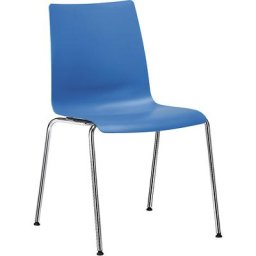 interstuhl Chaise à coque en plastique SNIKE, coque en polypropylène, bleu