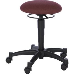 Topstar Tabouret BALANCE 10, avec assise Orthositz, Ø 350 mm, bordeaux
