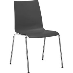 interstuhl Chaise à coque en plastique SNIKE, coque en polypropylène, anthracite