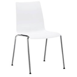 interstuhl Chaise à coque en plastique SNIKE, coque en polypropylène, blanc