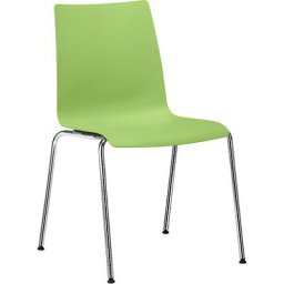 interstuhl Chaise à coque en plastique SNIKE, coque en polypropylène, vert