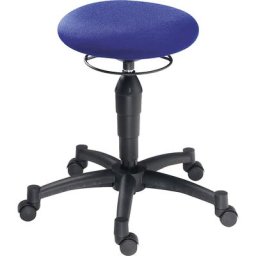 Topstar Tabouret BALANCE 10, avec assise Orthositz, Ø 350 mm, bleu roi