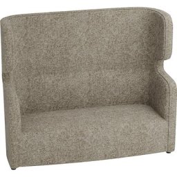 BISLEY Canapé acoustique VIVO, deux places avec dossier haut, beige