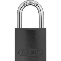 ABUS Cadenas, aluminium, 72/40, lot de 6, noir