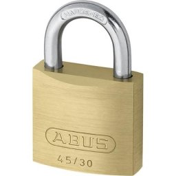 ABUS Cadenas, 45/30 Lock Tag, lot de 12, laiton