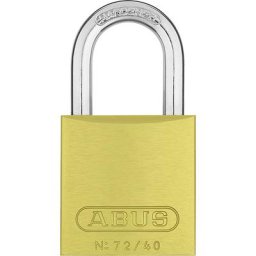 ABUS Cadenas, aluminium, 72/40, lot de 6, jaune