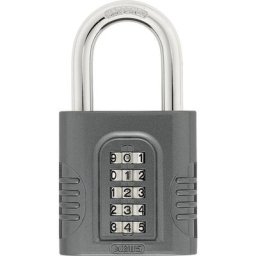 ABUS Serrure à combinaisons, 158/65 B/DFNLI, lot de 3, noir