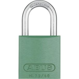 ABUS Cadenas, aluminium, 72/40, lot de 6, vert