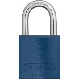ABUS Cadenas, aluminium, 72/40, lot de 6, bleu